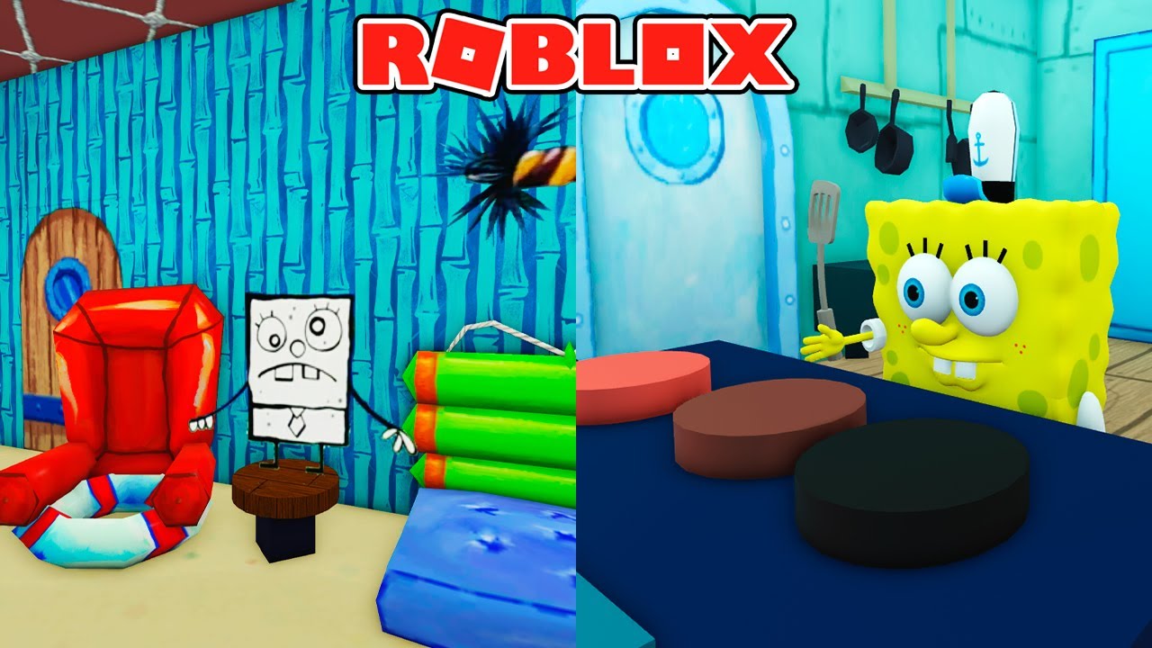 EL VIDEOJUEGO ROLEPLAY DE BOB ESPONJA EN ROBLOX | JehxTp