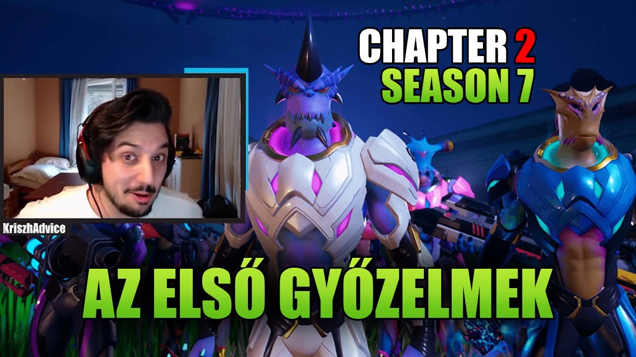 A SZEZON ELSŐ GYŐZELMEI | CHAPTER 2 SEASON 7 (Fortnite Battle Royale)