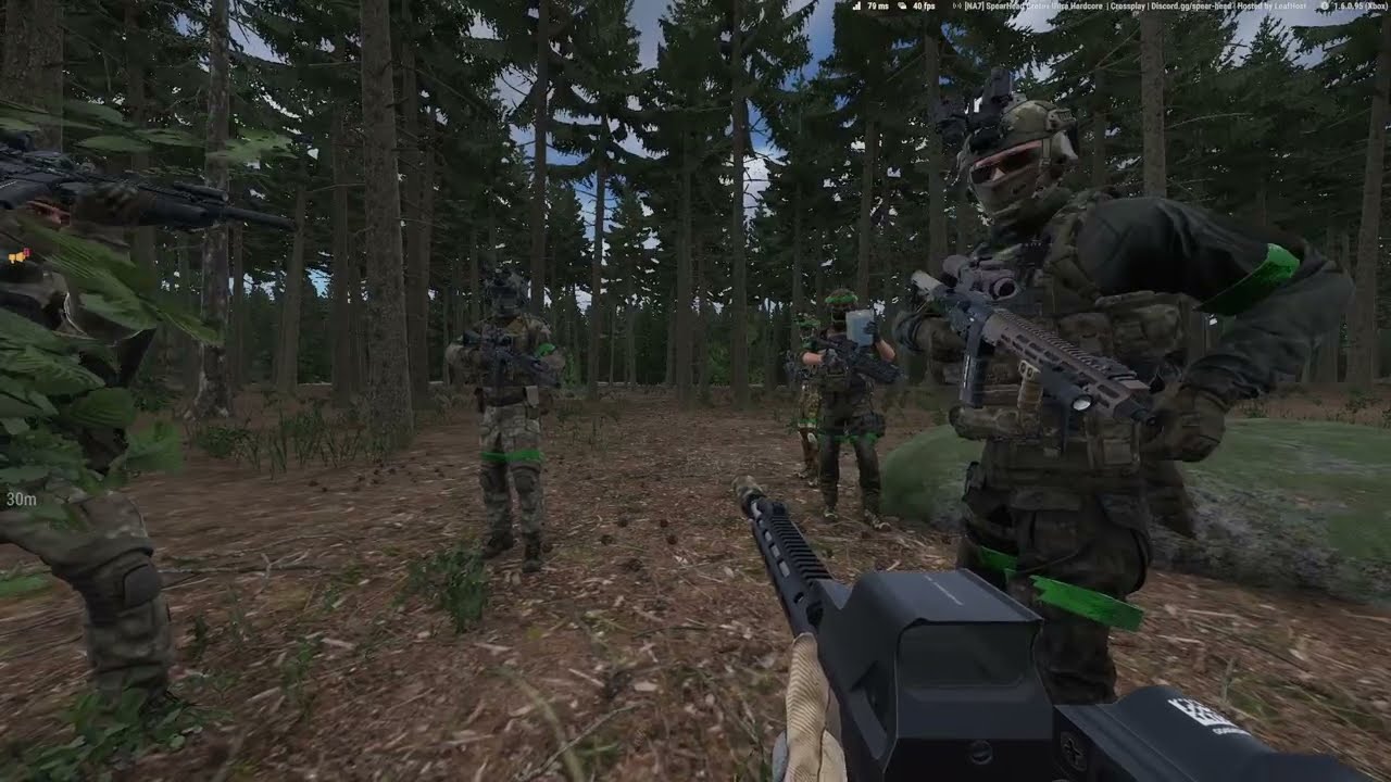 Large squad of Ukrainian forces storming Russian point Arma Reforger #military #ukraine #russia #vr 