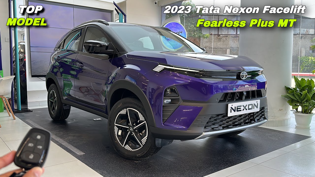 Tata Nexon Facelift 2023 Fearless Plus Price & Features | Tata Nexon Facelift 2023