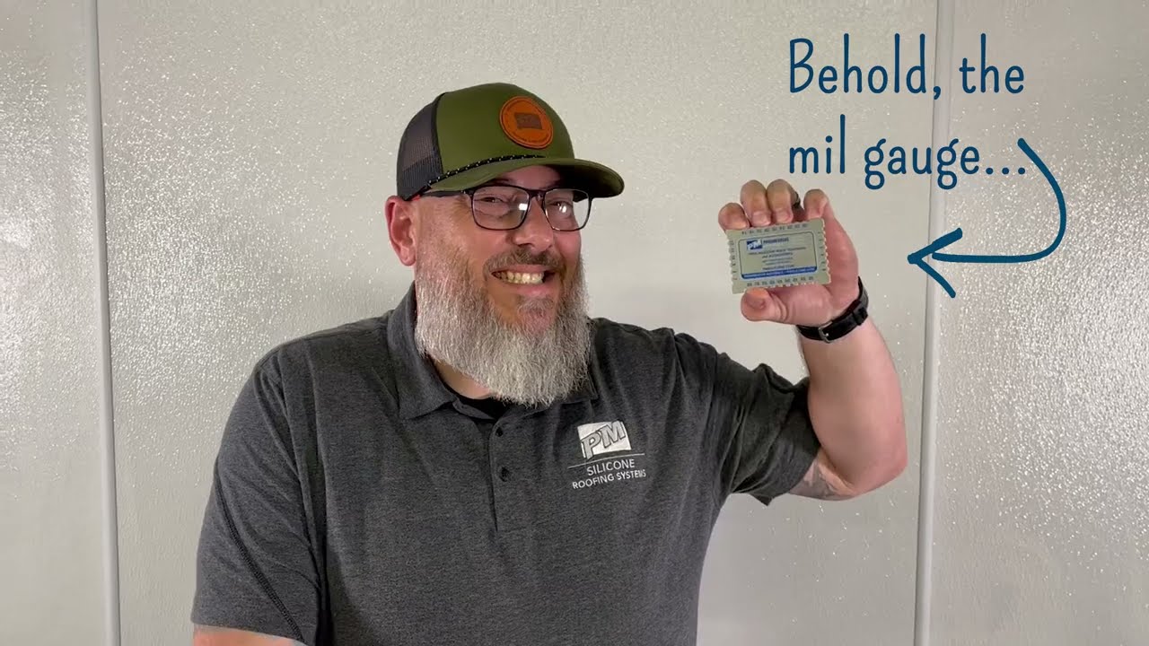 How to Use a Wet Mil Gauge for PM Silicone Roofs