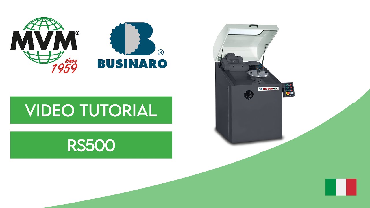 Video Tutorial RS500 - Rettifica per l’asportazione della dentatura su seghe circolari HSS