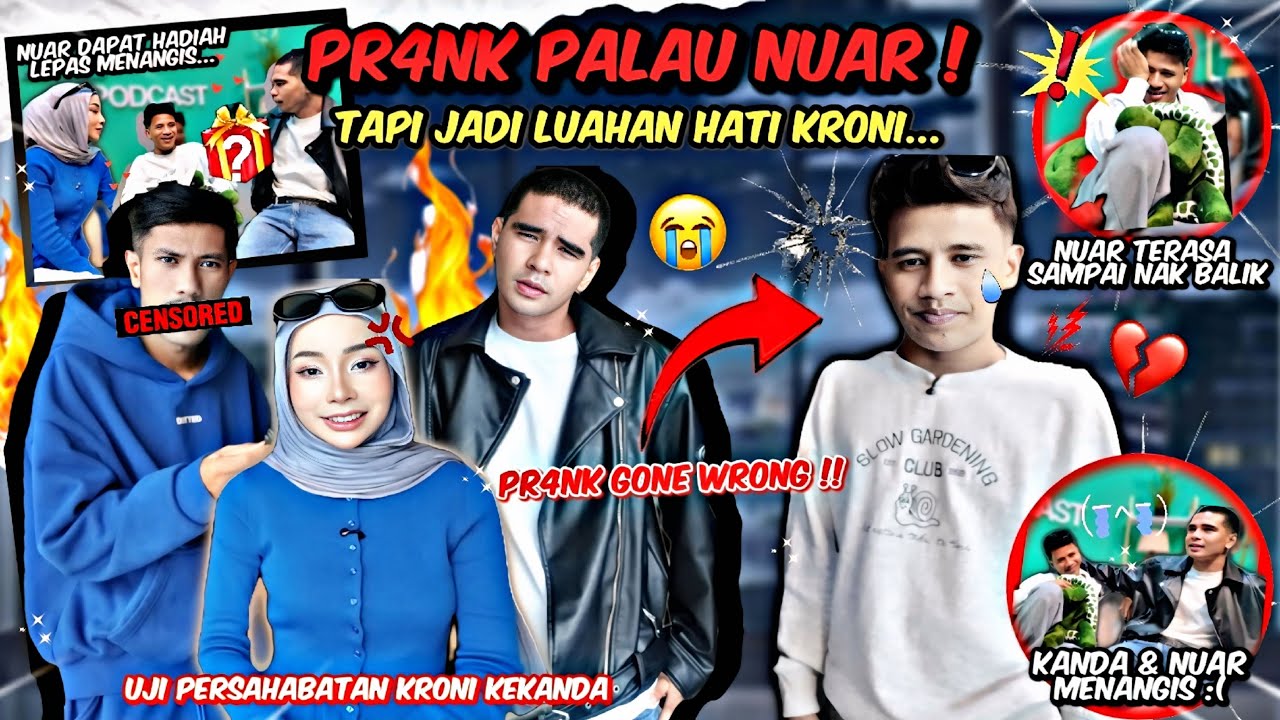 KRONI KANDA PRANK NUAR SAMPAI MENANGIS !! CONTENT PALAU GONE WRONG ?!!