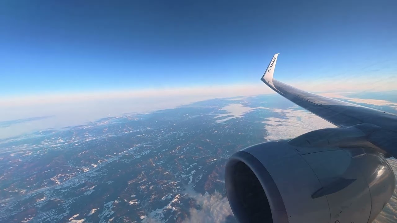 Ryanair Košice - Praha / Timelapse / Boeing 737-800