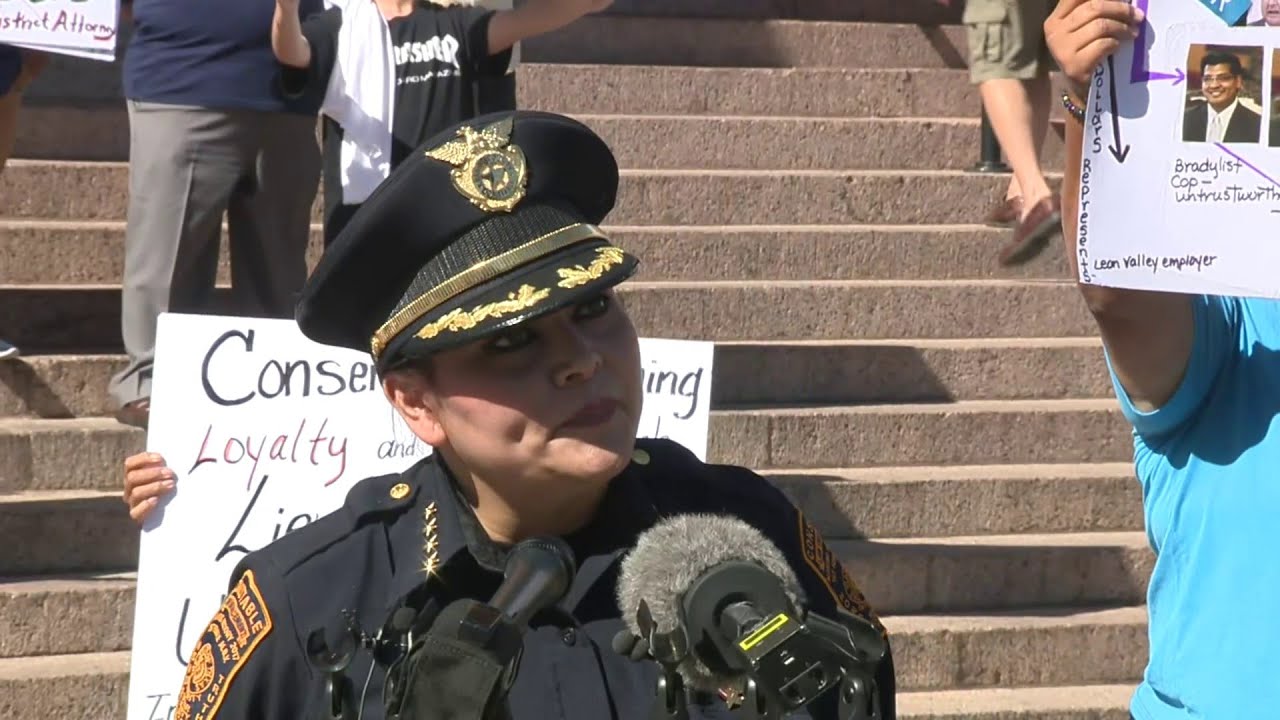 Precinct 2 Constable Michelle Barrientes Vela June 25 news conference