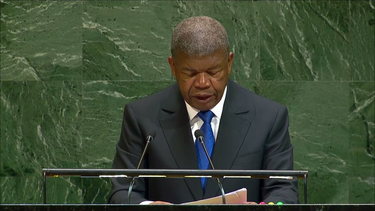 Discurso do presidente de Angola, João Lourenço