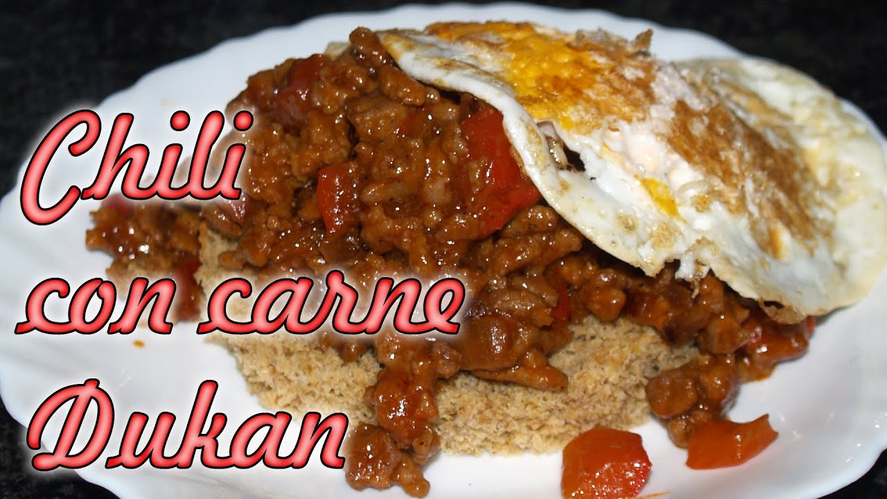 Chili con carne dukan - Receta fase crucero