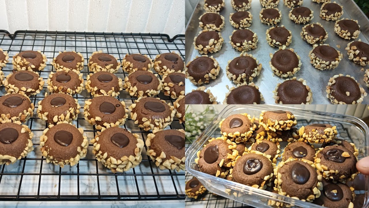 KUE KERING LEBARAN‼️ COOKIES COKLAT KACANG ENAK BANGET BUAT ISIAN TOPLES NI BUN 