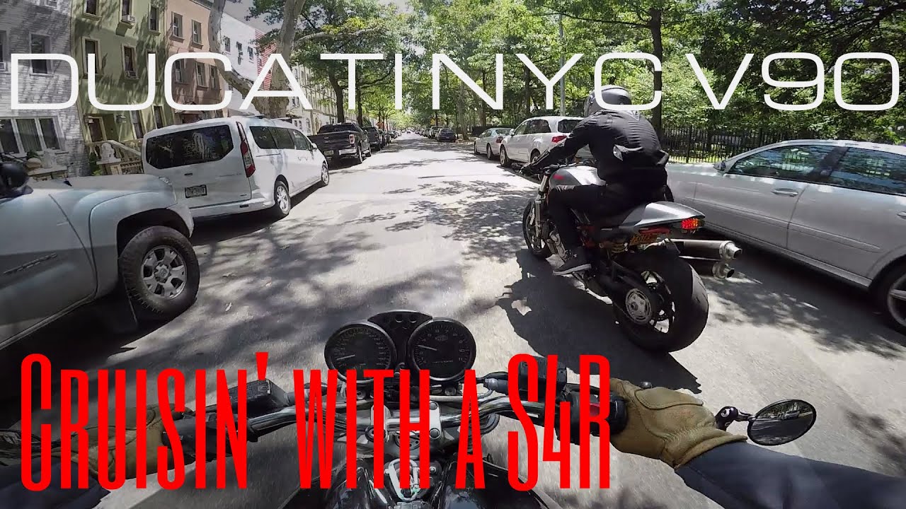 Ducati NYC v90 - First ride with S4R