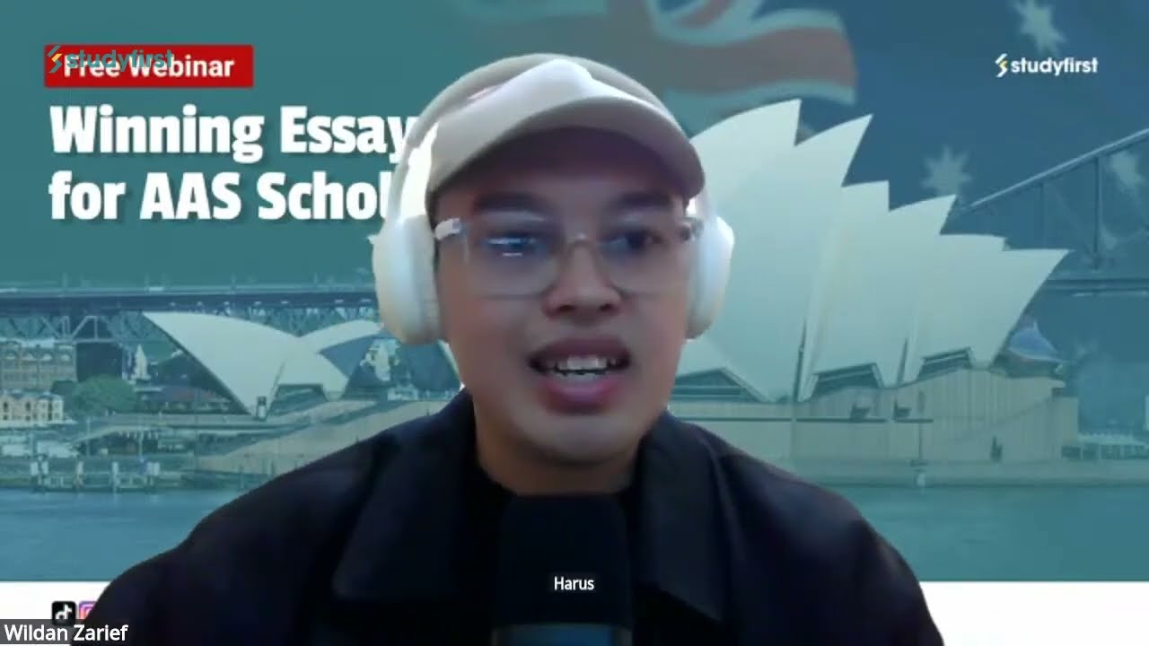 Crushing Your First Australia Awards Personal Statement with Wildan (StudyFirst Mentoring Session)