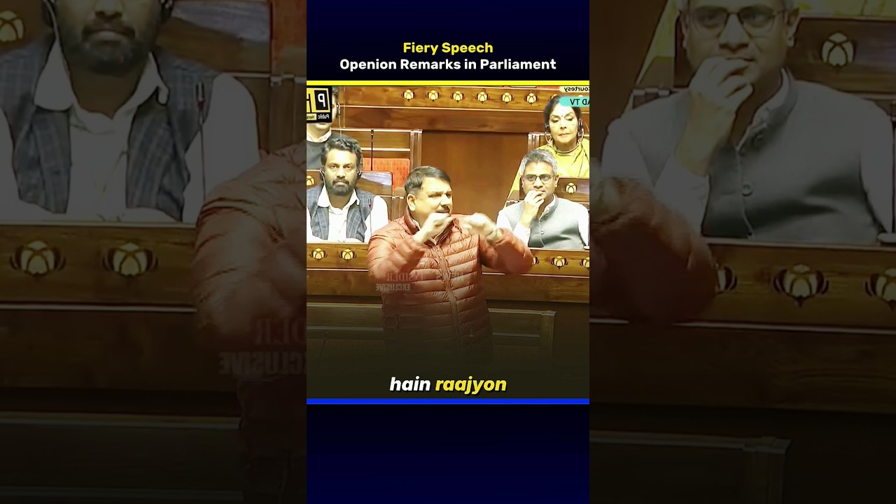Sanjay Singh opening remarks in Parliament | Fiery Speech | Direct News