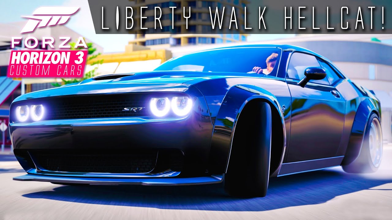 1047HP LIBERTY WALK HELLCAT DRIFT BUILD!!! | Forza Horizon 3 Custom Cars #2