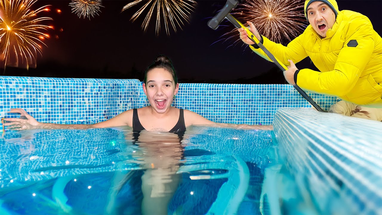 👷🏻 Cine a SPART PISCINA NOUĂ 😭 REVELION 2025 🥳 La Mulți ani 2025🎂