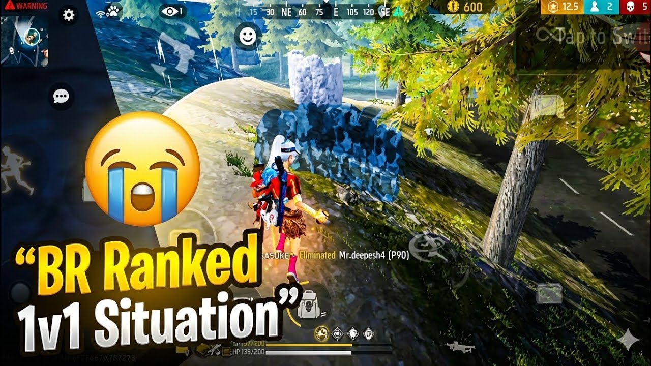 BR Ranked 1v1 Situation 😭 | Heartbreaking Last Fight!