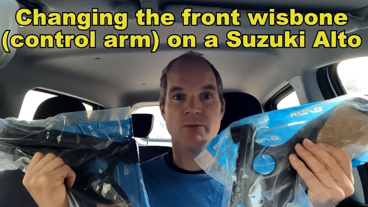 Changing the front wishbones (control arms) on a Suzuki Alto