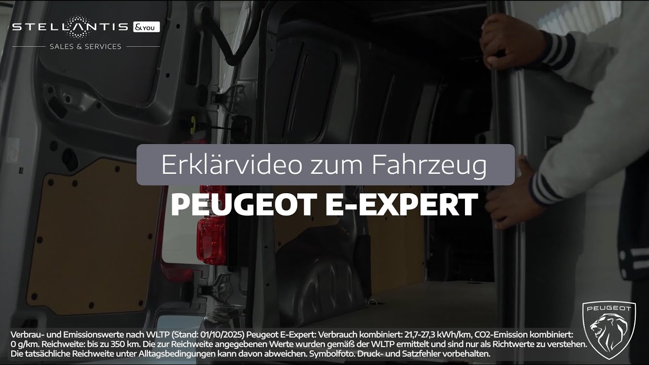 Peugeot e-Expert Tutorial | Elegantes Design, modernste Technologien & Komfort