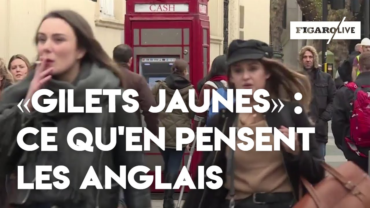 Réactions de Britanniques sur le mouvement des «gilets jaunes»