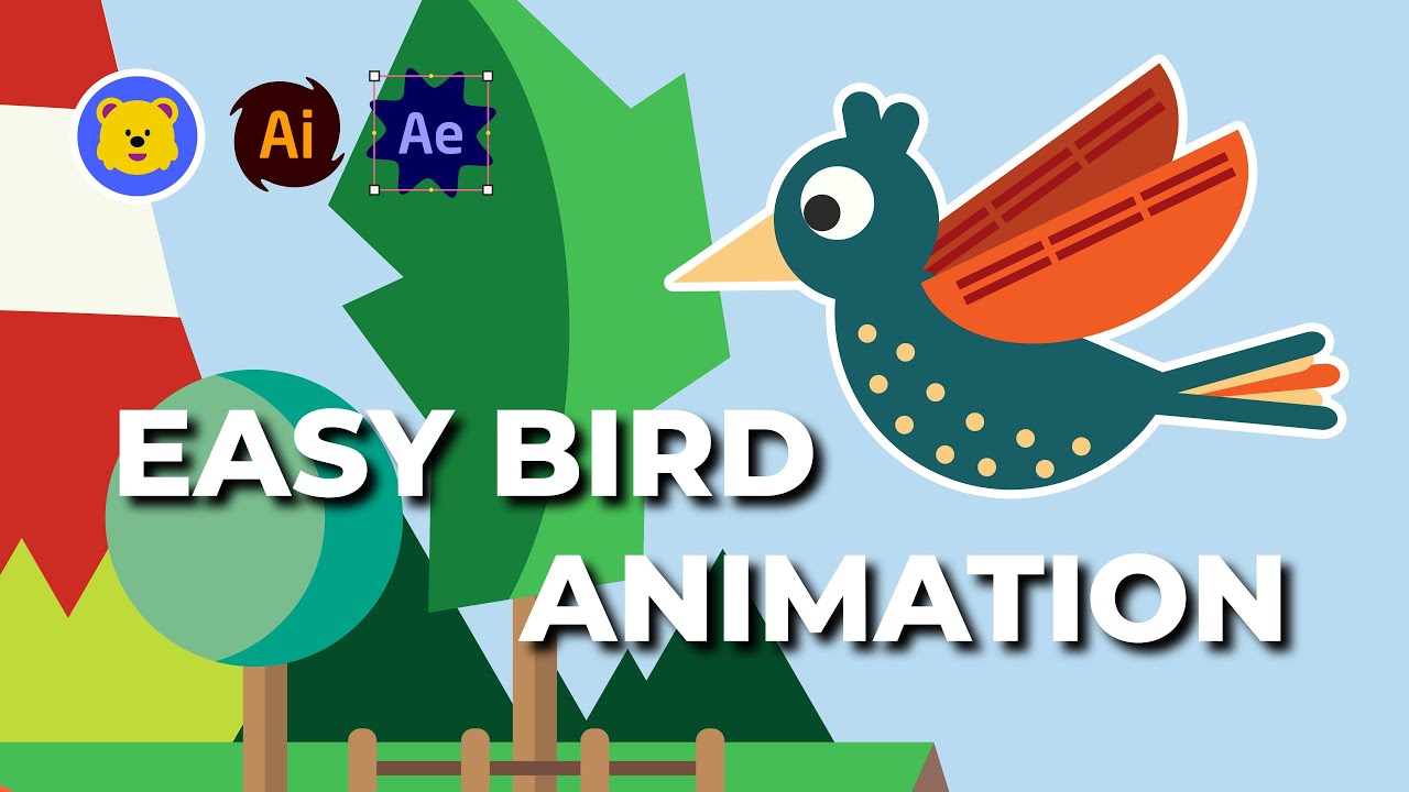 Create a Simple Vector Bird Animation in After Effects &ndash; Beginner-Friendly in 25 Minutes!