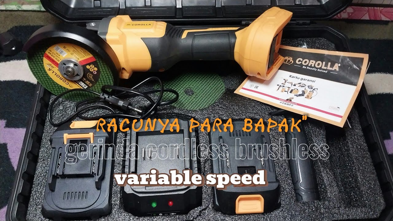 Gerinda cordless brushless COROLLA 21v Ce020110 variable speed