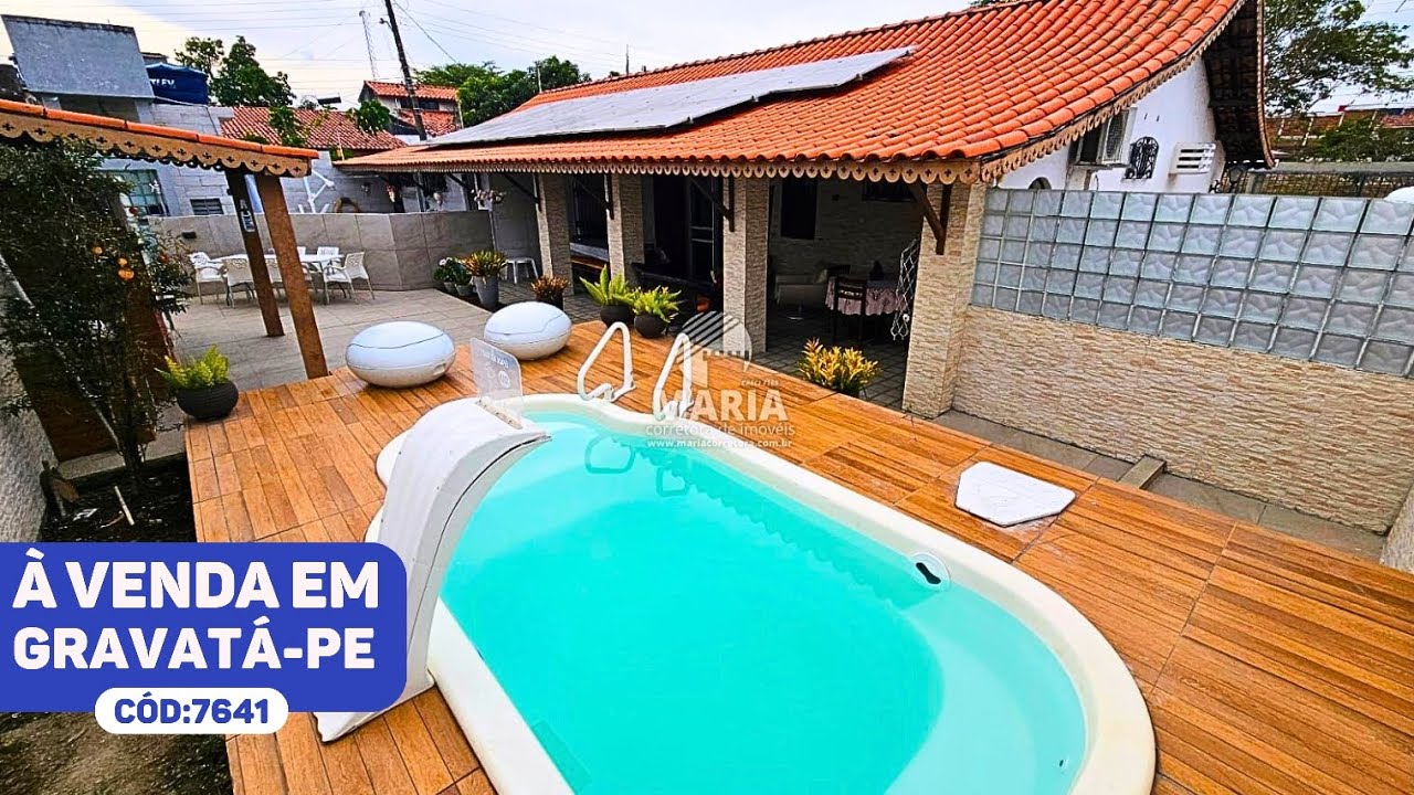 CASA À VENDA FORA DE CONDOMÍNIO EM GRAVATÁ-PE #imovelavenda 
