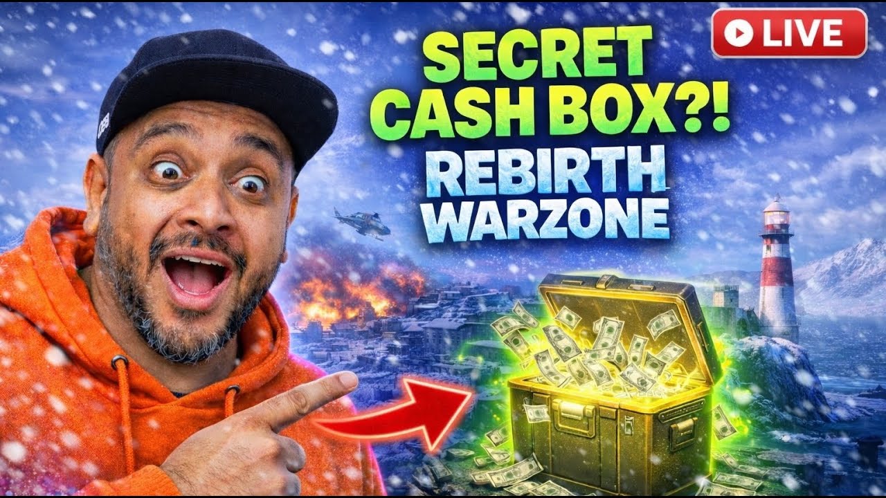 WARZONE LIVE 🔴 Secret Cash Box Found on Rebirth Island 😱💰