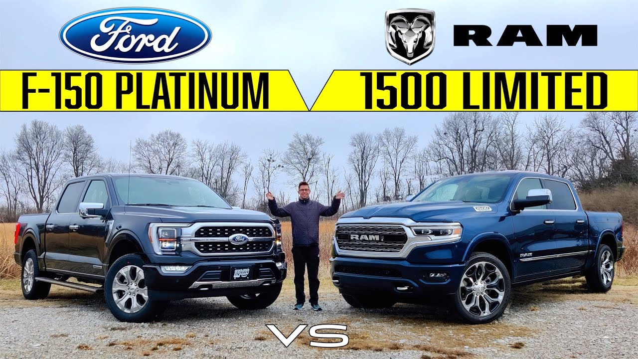 КОРОЛИ РОСКОШИ! — Ford F-150 Platinum 2021 года и RAM 1500 Limited 2021 года: сравнение