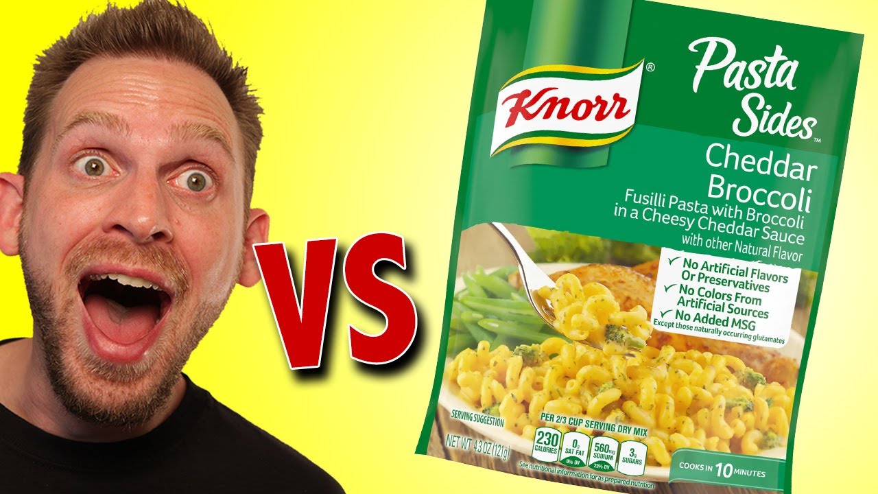 Knorr Pasta Sides Cheddar Broccoli Review & Taste Test