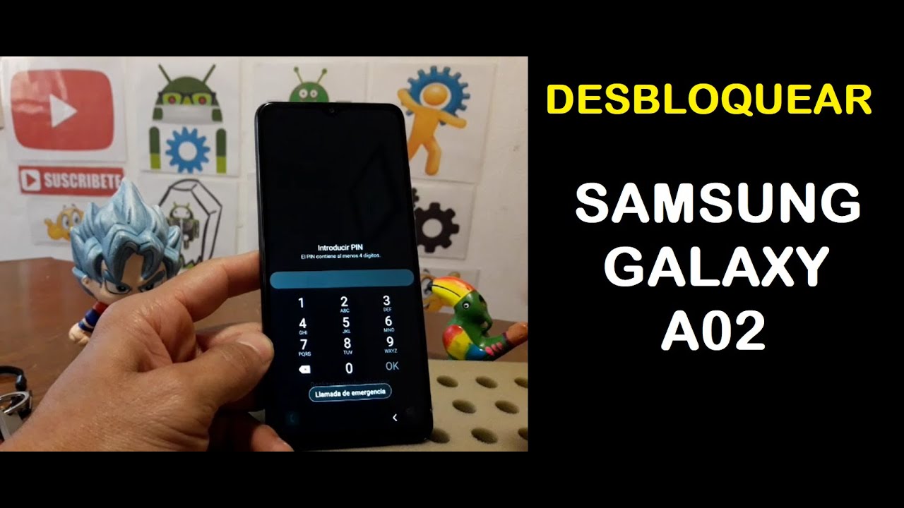 como desbloquear samsung A02 eliminar pin, patrón, contraseña