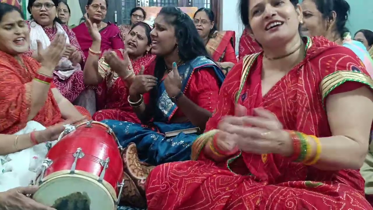 💯सभी ने मस्ती🌺में झूम कर गाया😜खाटू वाले की दूर नगरिया मिलन कैसे होय🙏 