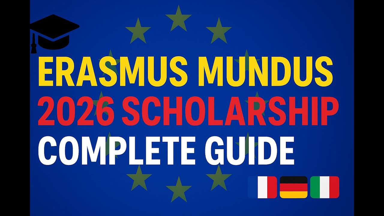 Erasmus Mundus Scholarship 2026 | Everything You Need to Know (2+ Hour Guide)