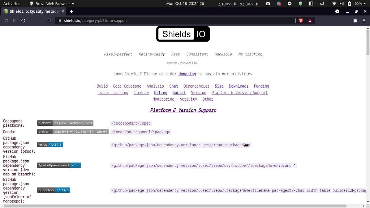 How to add dev/prod dependency badges to your README.md page using shields.io