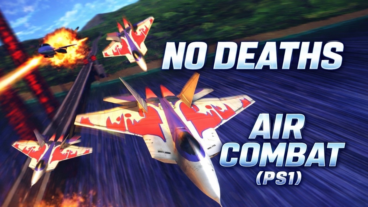 Air Combat (PS1) – Full Game No Deaths | All Missions Perfect Run
