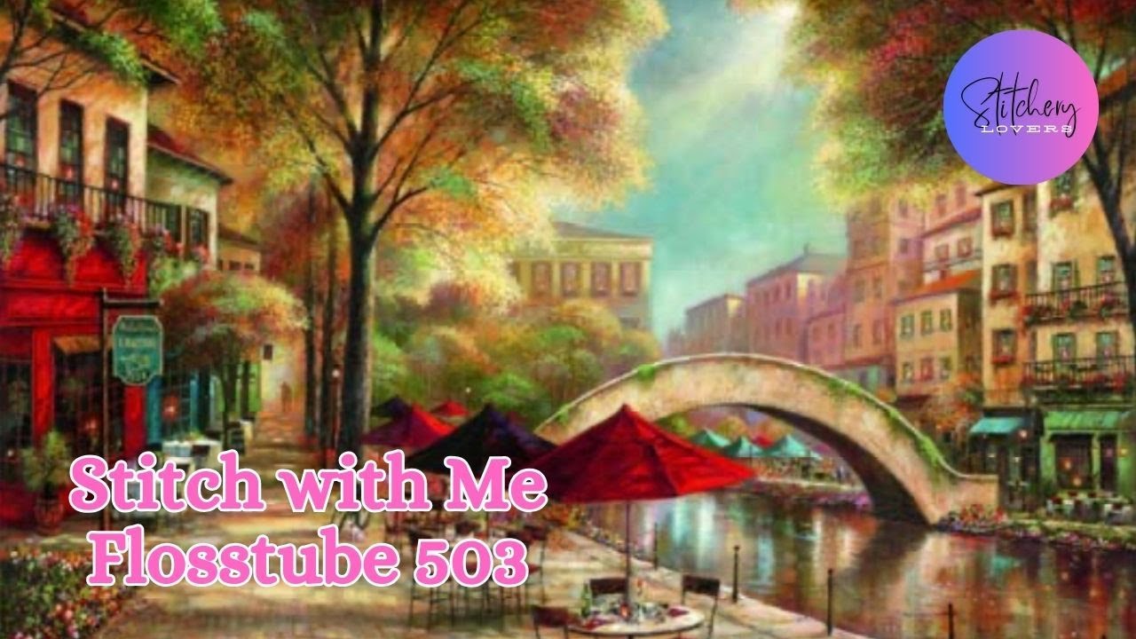 Stitching A Different Method with HAED MINI RIVERWALK CHARM-Cross Country Stitching-Flosstube #503