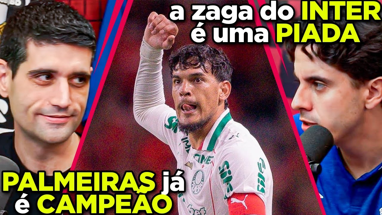 PALMEIRAS VENCE INTER no Beira-Rio é o LÍDER DO BRASILEIRÃO