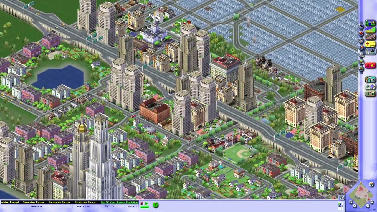 SimCity 3000 Unlimited - Starter Towns: Riverfront [Part 4] (no commentary)