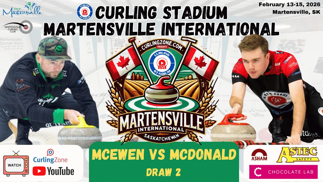 FEATURE: Mike McEwen vs. Jordon McDonald - Draw 2 - Curling Stadium Martensville International [3]