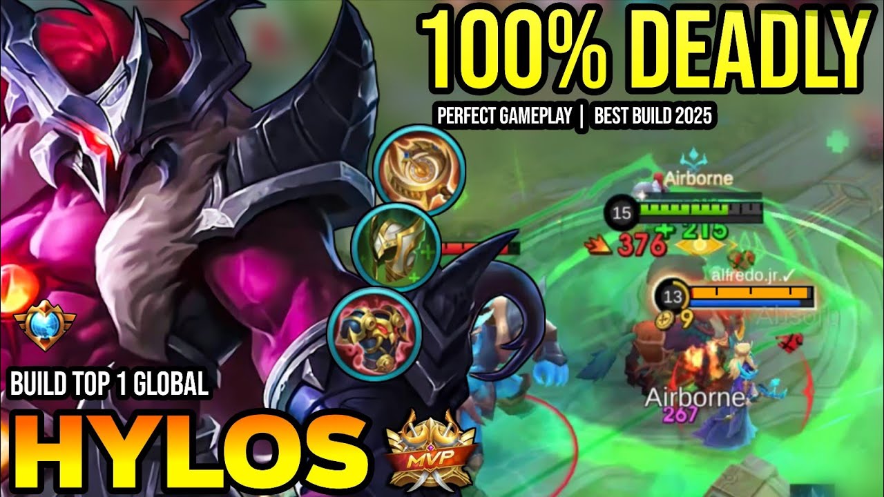 HYLOS BEST BUILD 2025 | BUILD TOP 1 GLOBAL HYLOS GAMEPLAY | MOBILE LEGENDS✓