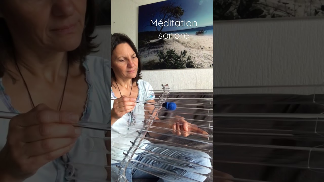 M&eacute;ditation sonore lyre de cristal