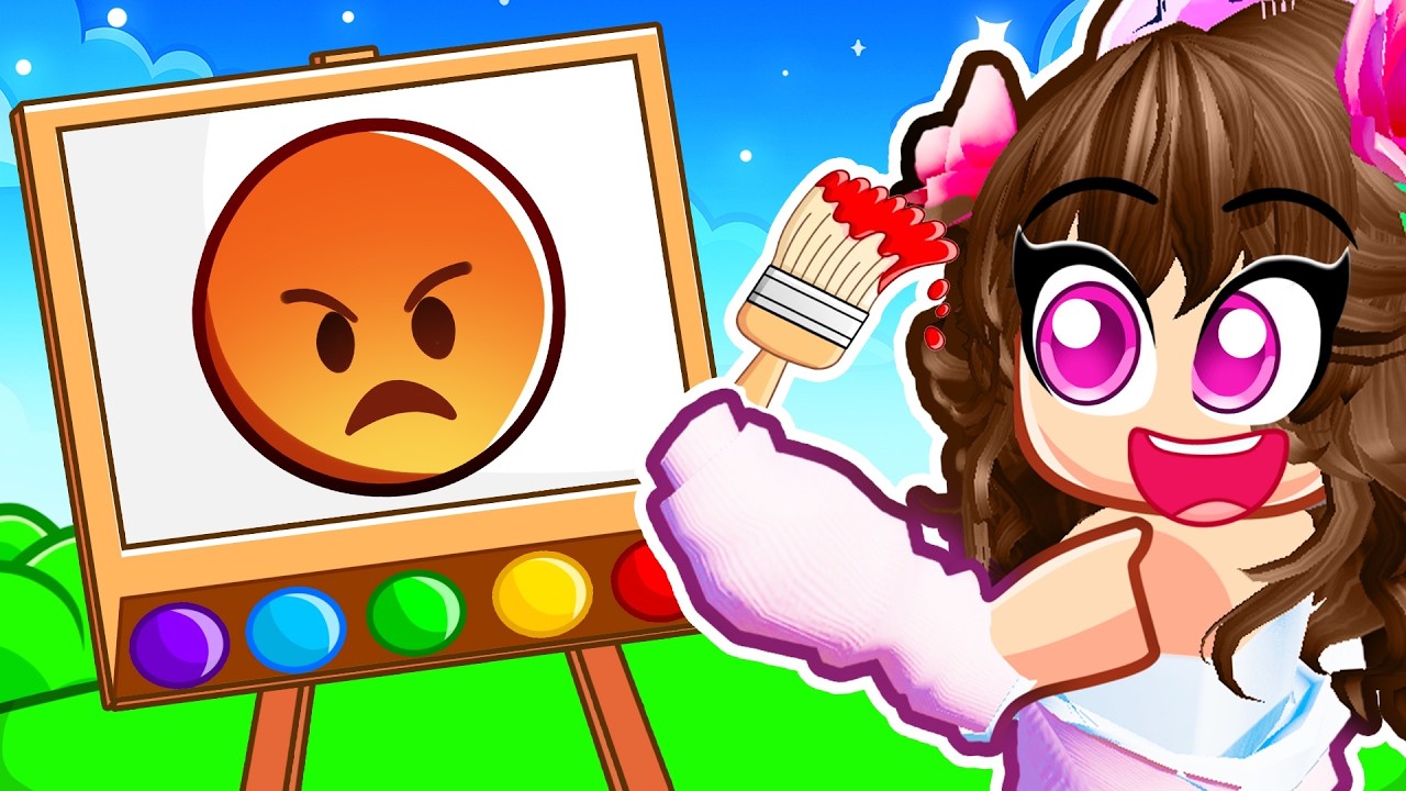 I Can Only Draw EMOJIS in Roblox Speed Draw
