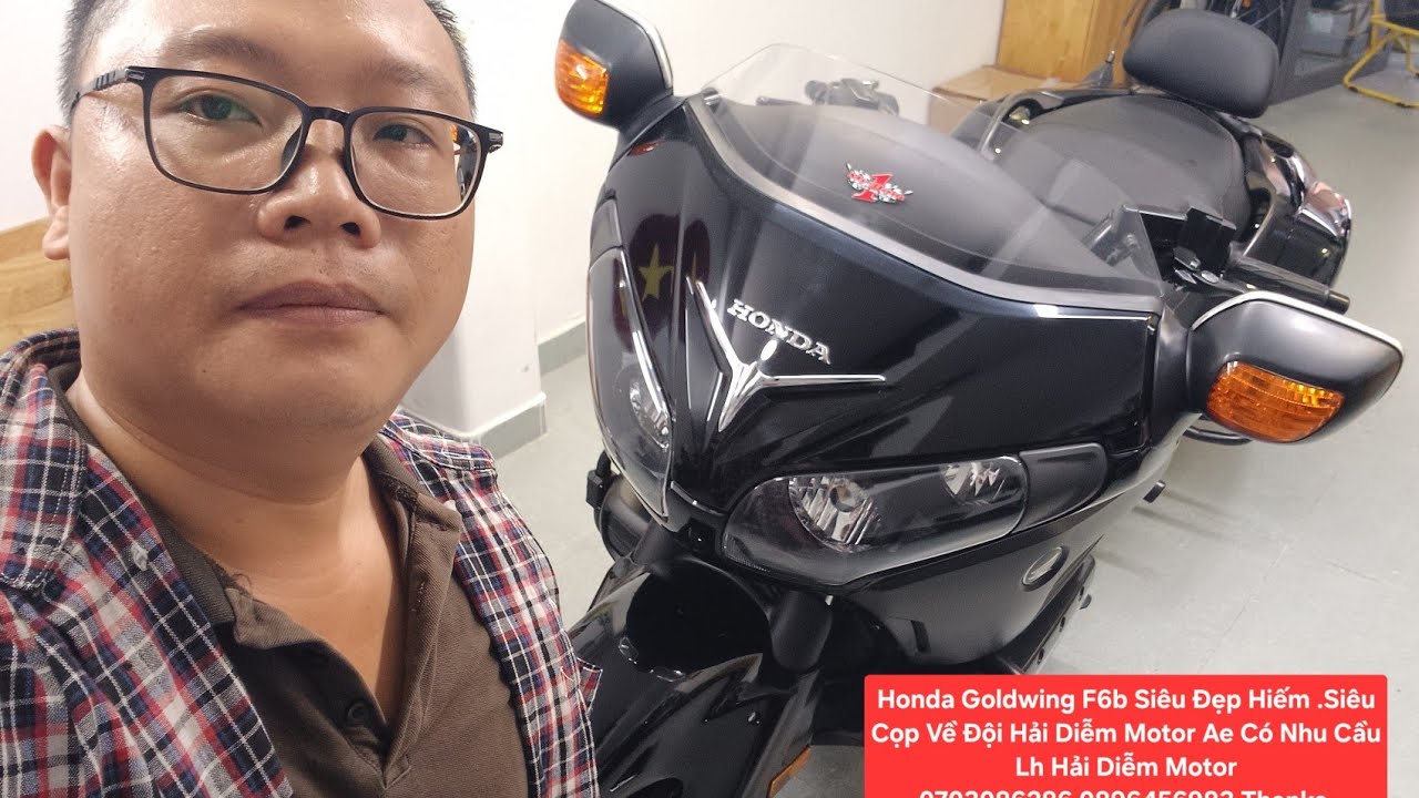 Hải Diễm Motor Săn Được Em Siêu Phẩm. Honda Goldwing F6b 1 Chủ Mua Mới 2013 Dk 2015 Siêu Cọp.