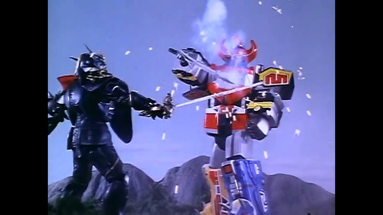 MMPR S1 Megazord vs Knasty Knight