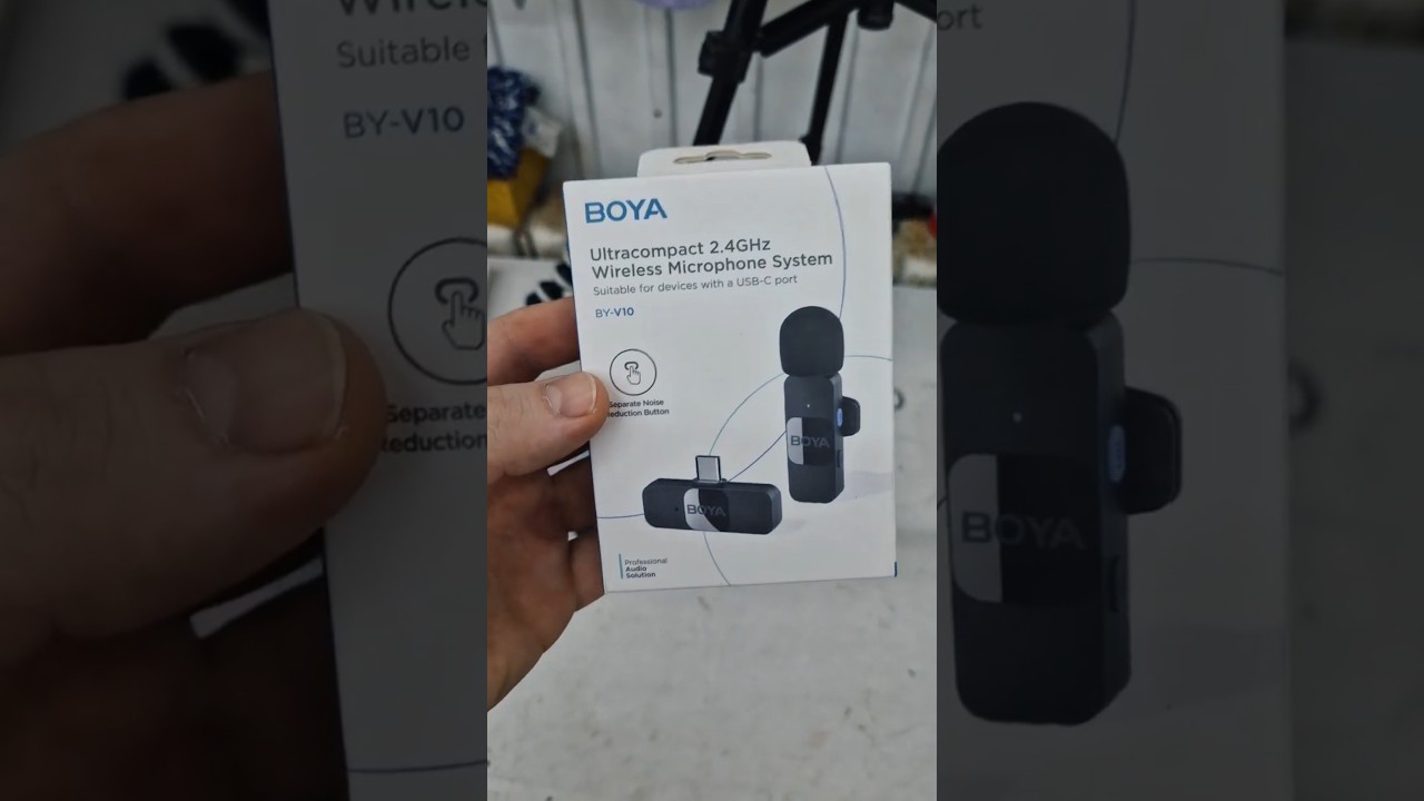 Микрофон Boya BY-V10 звук из кастрюли.....