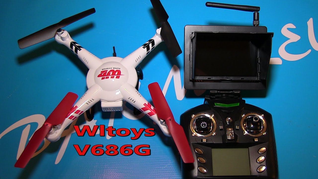 WLToys V686G Обзор и Полёт/Wltoys V686G FPV Drone Review and Test Flight