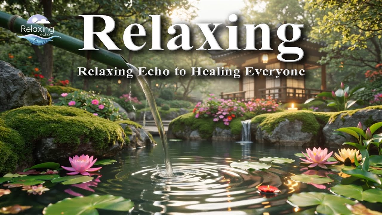 Relaxing Piano with Water Sound 🌷 Deep Sleep, Anxiety Relief & Inner Peace
