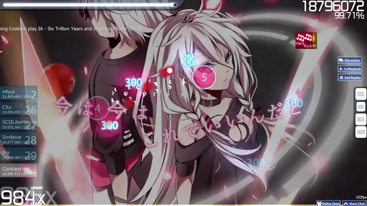 Cookiezi play IA - Six Trillion Years and Overnight Story [0108]