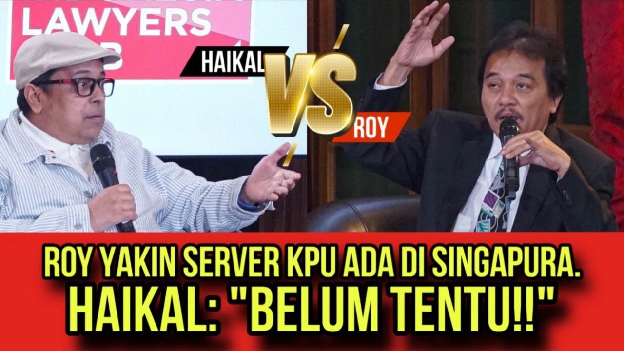 ROY YAKIN SERVER KPU ADA DI SINGAPURA // HAIKAL 