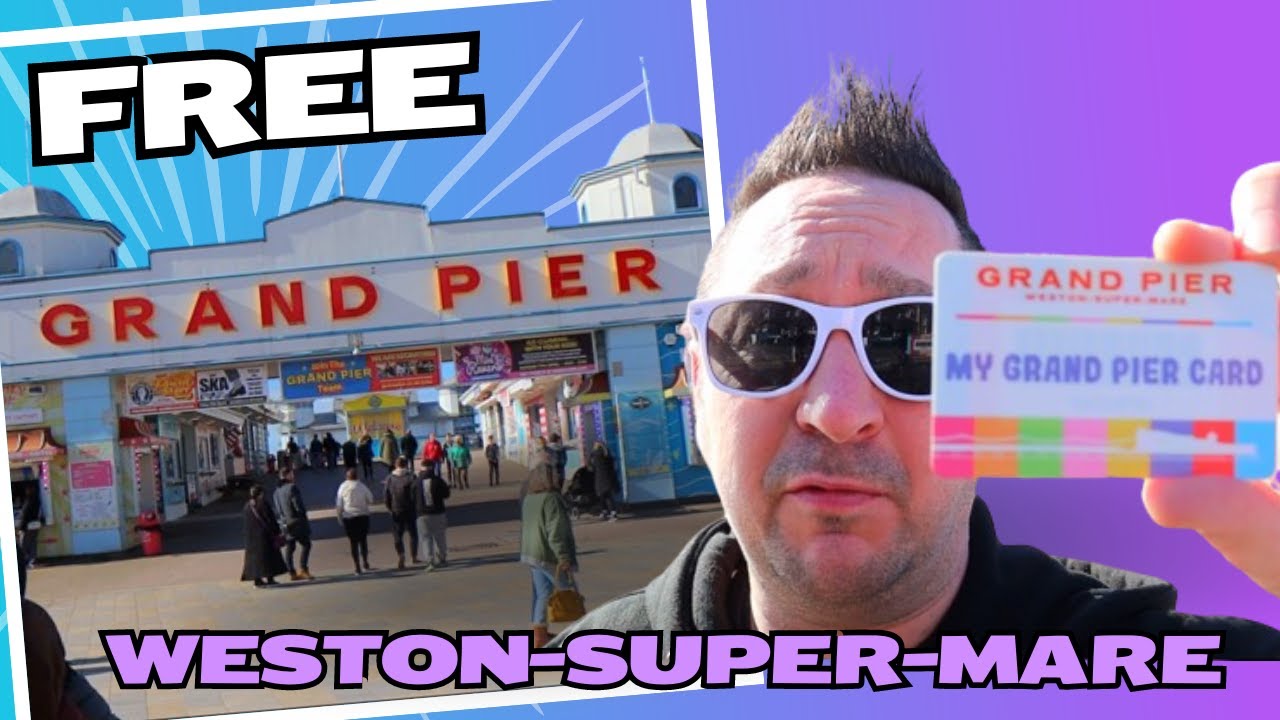 Explore Grand Pier at Weston Super Mare for free | #westonsupermare  #free #vlog