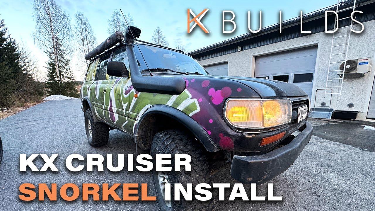 Kuinka asennat snorkkelin seikkailuautoon! | Toyota Land Cruiser HJ80/FJ80 | KX Builds