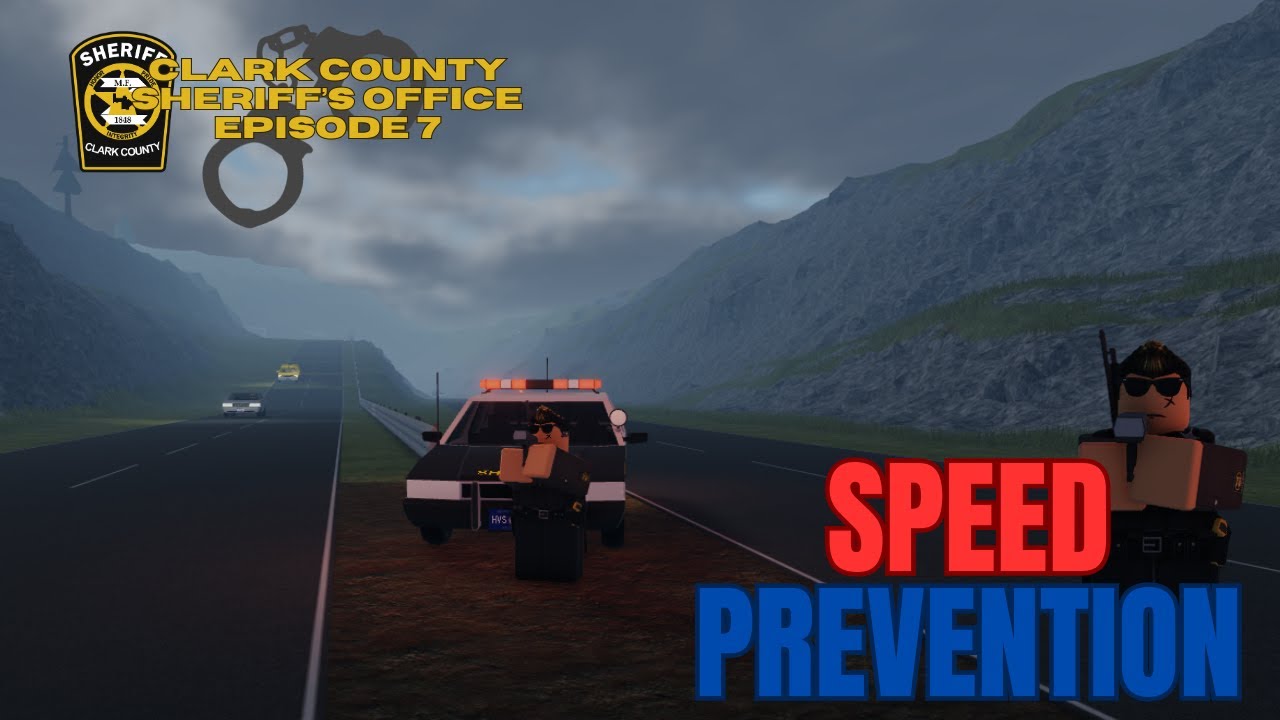 ROBLOX Clark County Sheriff's Office | Ep 7 | Speed Prevention!