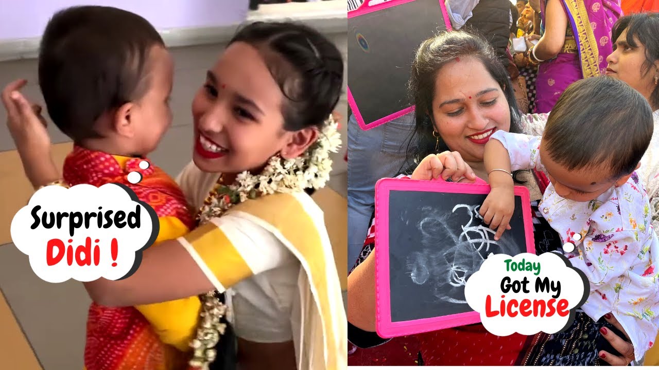 Saraswathi Puja and Khadi Chuan / #Aadyansh #learnwithpari